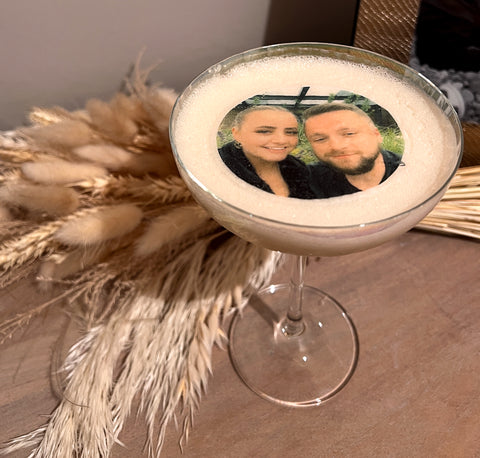 Personalised Photo Edible Cocktail Drink Toppers