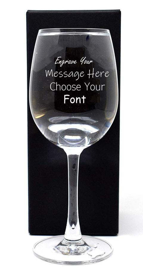 Personalised Reserva Wine Glass