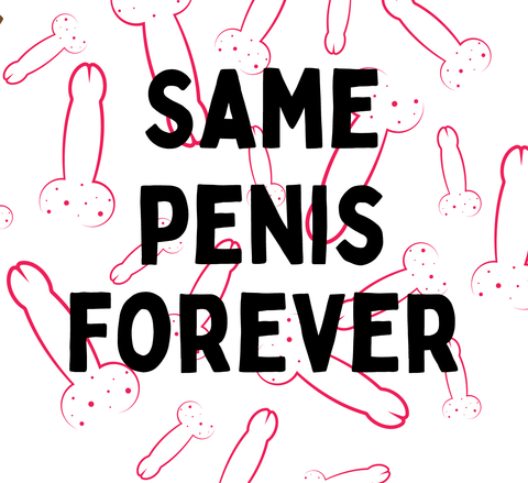 Same Penis Forever Hen Party Design Edible Cocktail Drink Toppers