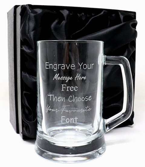 Personalised Pint Glass Tankard