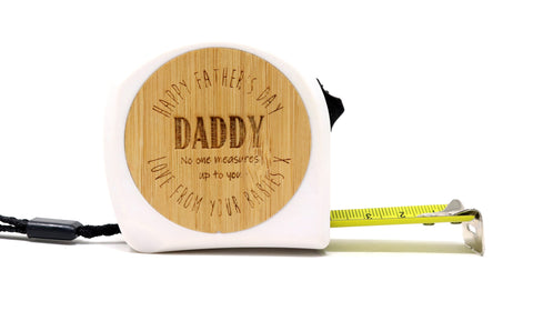 Personalised Wooden Tape Measure