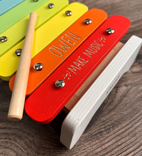 Personalised Wooden Xylophone