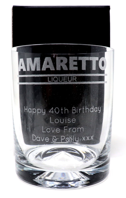 Personalised Luxury Amaretto Hamper with Disaronno Velvet Liqueur