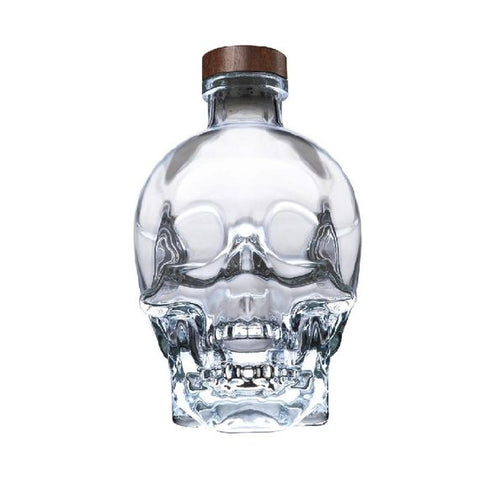 Personalised Crystal Highball Glass & 70cl Crystal Head - Vodka Design