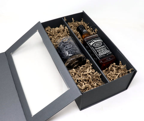 Personalised Glass Tumbler & 35cl Jack Daniels - Jack Daniels Design