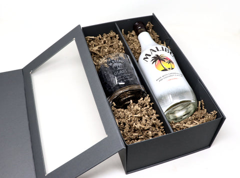 Personalised Malibu Rum Glass Tumbler & Malibu