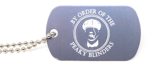 Personalised ID Tag Necklace - Peaky Blinders Design
