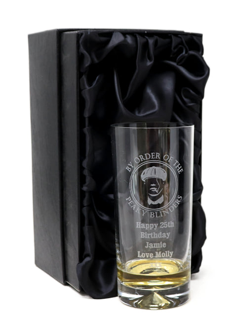 Personalised Highball Glass - Peaky Blinders Design