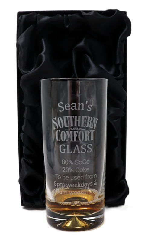 Personalised Highball Glass - Southern Comfort % Design